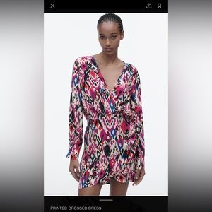 ZARA PRINTED DRESS